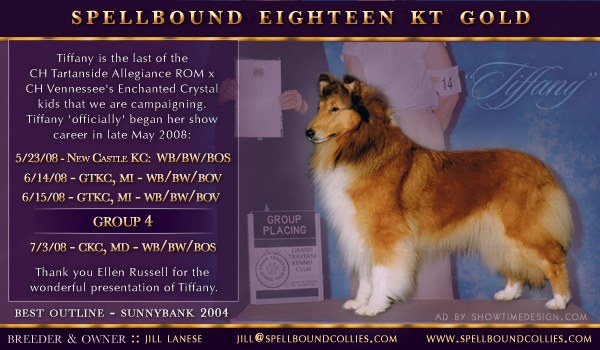Spellbound Eighteen KT Gold: Tiffany